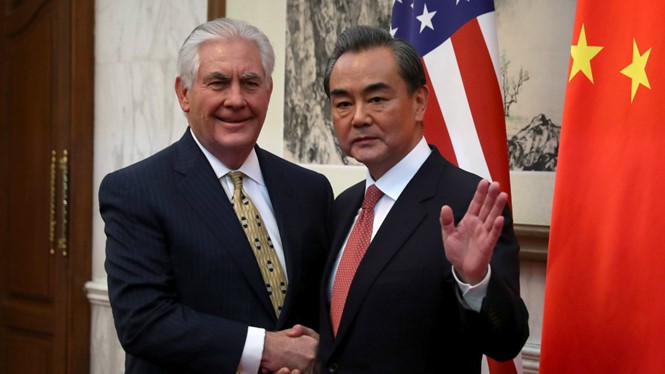 AS dan Tiongkok berbahas tentang penyelenggaraan pertemuan antara pemimpin dua negara - ảnh 1