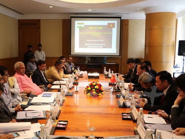Vietnam dan India mendorong kerjasama di bidang perposan dan telekomunikasi - ảnh 1