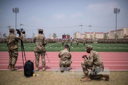  RDRK memperingatkan pangkalan militer AS di Republik Korea masih berada dalam jengkauan tembak - ảnh 1