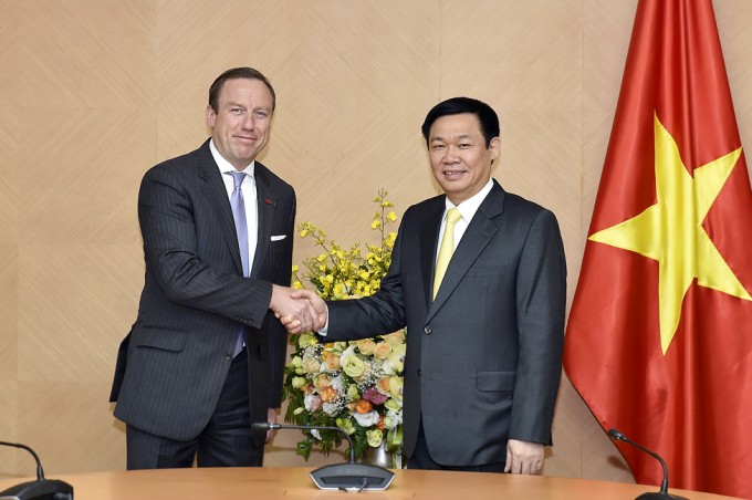 Deputi PM Vietnam, Vuong Dinh Hue menerima Asosiasi Badan Usaha Eropa - ảnh 1