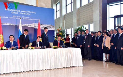 Jumpa pers ttg efektif-nya Perjanjian Perdagangan Bebas antara Uni Ekomomi Asia-Eropa dan Vietnam - ảnh 1