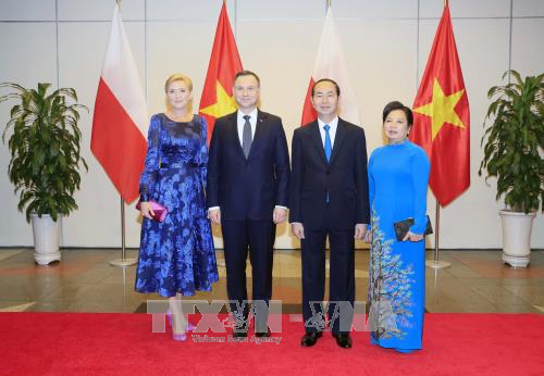 Presiden Republik Polandia mengakhiri dengan baik kunjungan kenegaraan di Vietnam - ảnh 1