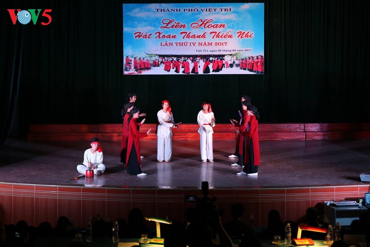 Nyanyian lagu rakyat Xoan Phu Tho resmi diakui sebagai Pusaka budaya nonbendawi yg mewakili umat manusia - ảnh 1