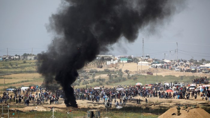 Bentrokan berlumuran darah di Jalur Gaza - ảnh 1