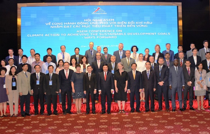 Forum kerjasama Asia-Eropa sepakat memperkuat koordinasi aksi untuk menghadapi perubahan iklim - ảnh 1