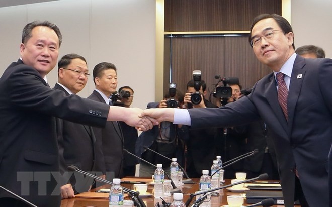 Dua bagian negeri Korea memulai perundingan tentang  kerjasama ekonomi  - ảnh 1