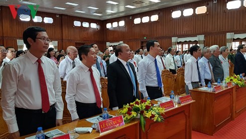 Deputi PM Truong Hoa Binh menghadiri peringatan ulah ke-70 kemenangan front pertempuran Moc Hoa - ảnh 1