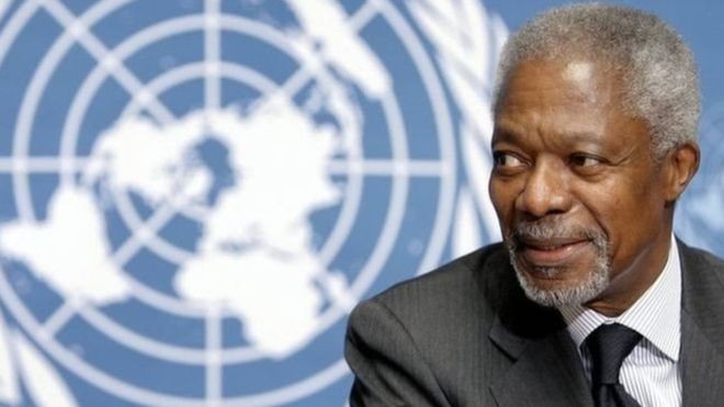 Dunia internasional menyatakan rasa sayang atas wafatnya mantan Sekjen PBB Kofi Annan - ảnh 1