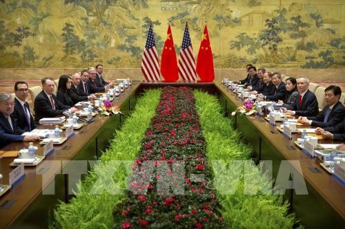 Presiden Tiongkok berseru  supaya cepat menyempurnakan perundingan-perundingan dagang dengan AS - ảnh 1