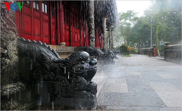Hue imperial city in the rain  - ảnh 3