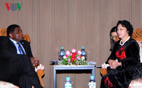 NA Chaairwoman meets Inter-Parliamentary Union chief - ảnh 1