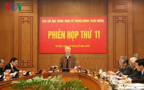 Party leader urges stronger actions to fight corruption - ảnh 1