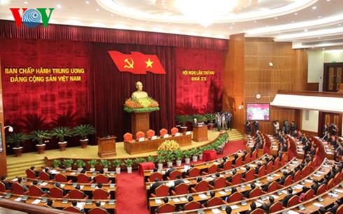 Press release on the closing session of the 12th Party Central Committee’s  5th Plenum  - ảnh 1