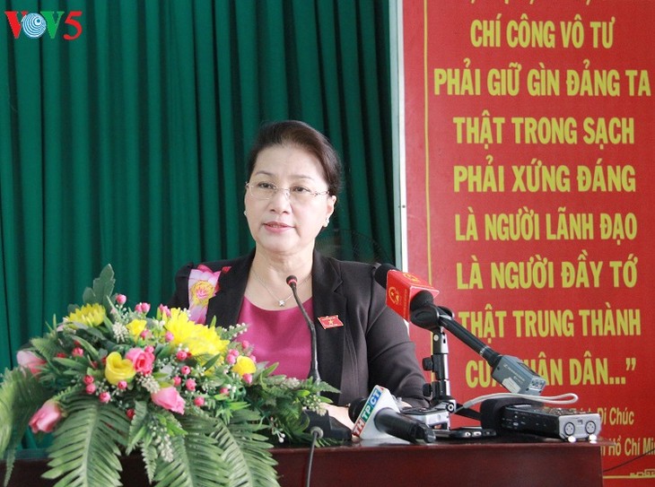National Assembly Chairwoman stresses administrative reform oversight  - ảnh 1