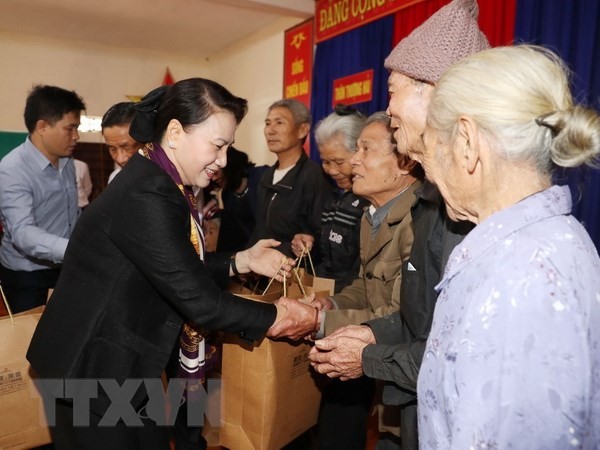 National Assembly Chairwoman pays pre-New Year visit to Ha Tinh - ảnh 1