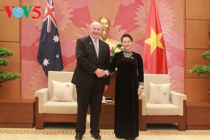 Vietnamese top leaders meet with Governor-General of Australia - ảnh 3