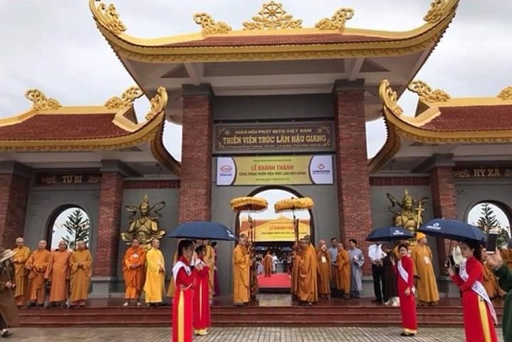 Zen Buddhist monastery inaugurated in Hau Giang  - ảnh 1