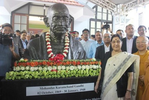 150th birth anniversary of Mahatma Gandhi celebrated - ảnh 1