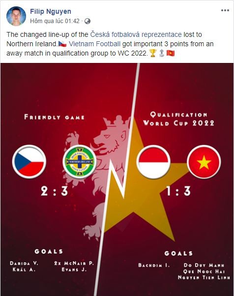 Czech goalie applauds Vietnam’s victory over Indonesia - ảnh 1