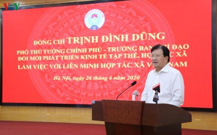 Deputy PM called for collective economy’s development  - ảnh 1