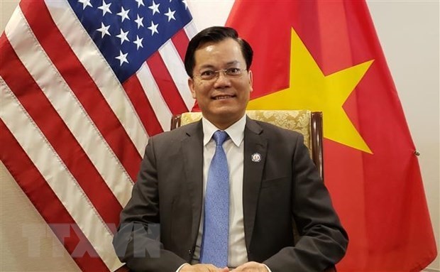 Vietnam Ambassador attends inauguration of US INDOPACOM Commander  - ảnh 1