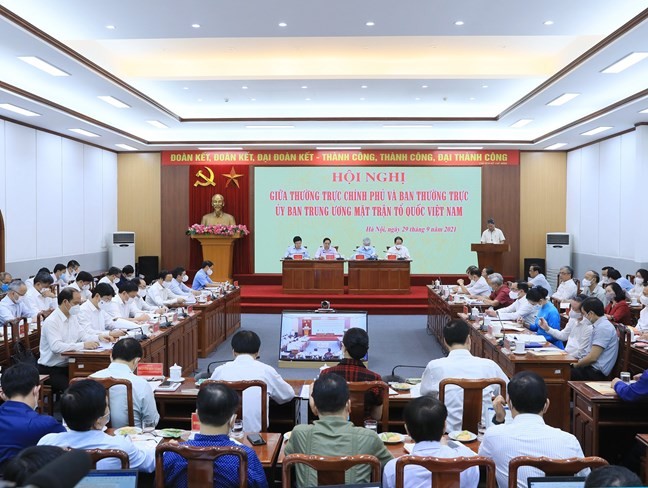 PM: Vietnam Fatherland Front coordinates with Government to promote people's participation  - ảnh 1