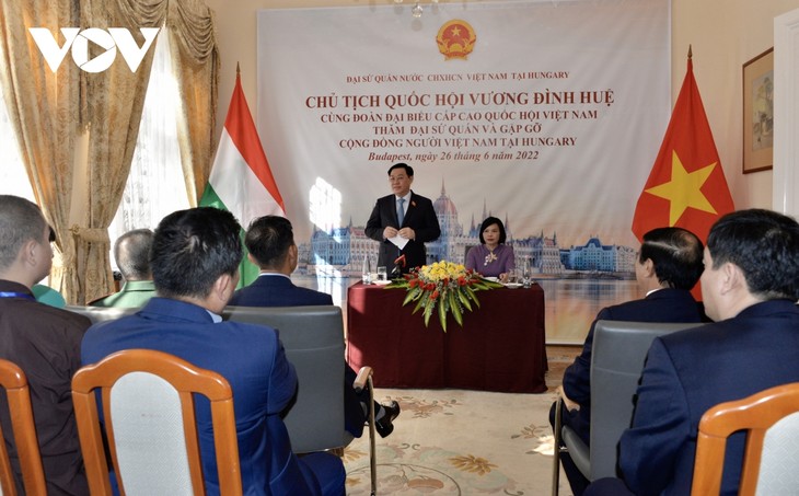 Vietnamese community bridges friendship and cooperation with Hungary: NA Chairman  - ảnh 1