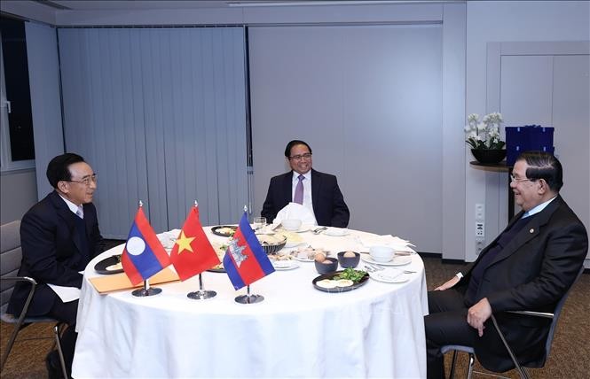 Cambodia, Laos, Vietnam strengthen tripartite cooperation - ảnh 1