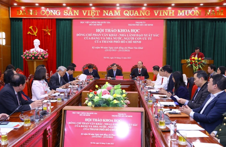 90th birth anniversary of late PM Phan Van Khai commemorated  - ảnh 1
