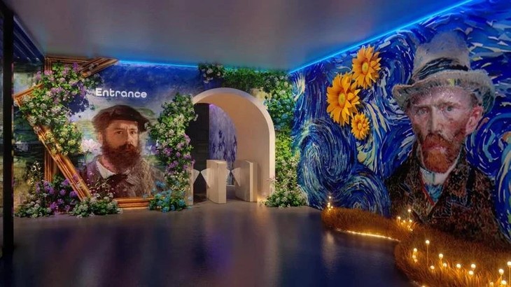 Van Gogh and Monet featured in HCMC immersive art exhibition - ảnh 1
