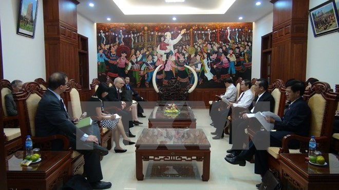 美国国际宗教自由无任所大使大卫·萨佩斯坦访问越南 - ảnh 1