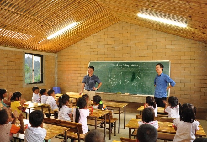 โรงเรียนแห่งความฝันในเขตเขา ณ จังหวัด ท้ายเงวียน - ảnh 4
