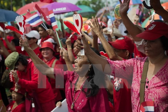 Таиланд: Краснорубашечники открыли центр по наблюдению за проведением референдума - ảnh 1
