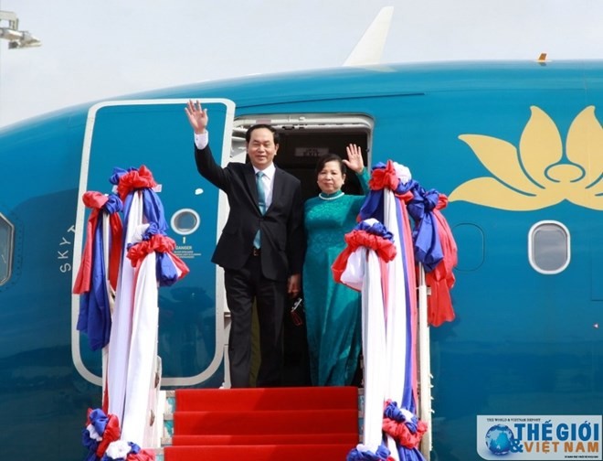 Президент Вьетнама Чан Дай Куанг начал официальный визит на Кубу - ảnh 1