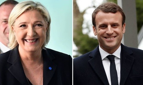 Ле Пен и Макрон вышли во второй тур президентских выборов во Франции - ảnh 1