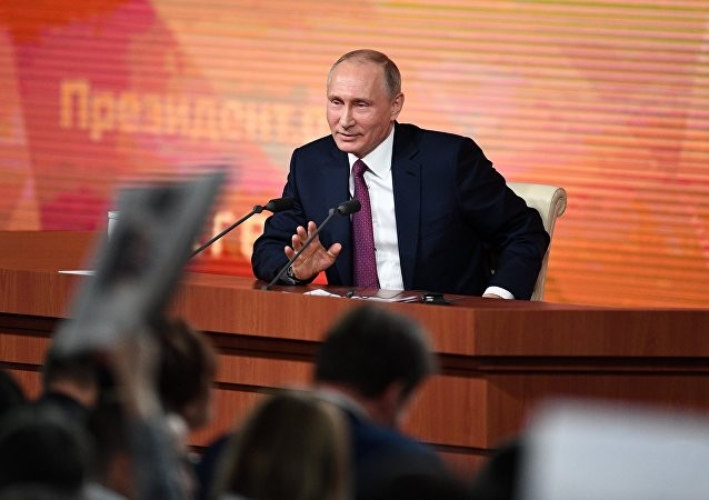 В Кремле состоялась ежегодная пресс-конференция президента России - ảnh 1