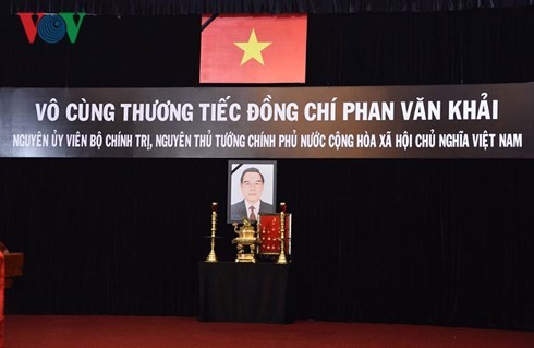 Во Вьетнаме прошла траурная церемония памяти экс-премьера страны Фан Ван Кхая - ảnh 1