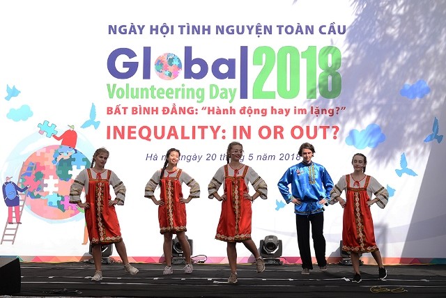 В Ханое прошел Всемирный день волонтеров 2018 - ảnh 1