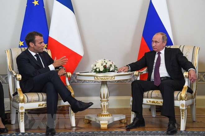 Президенты России и Франции обсудили ряд международных вопросов - ảnh 1