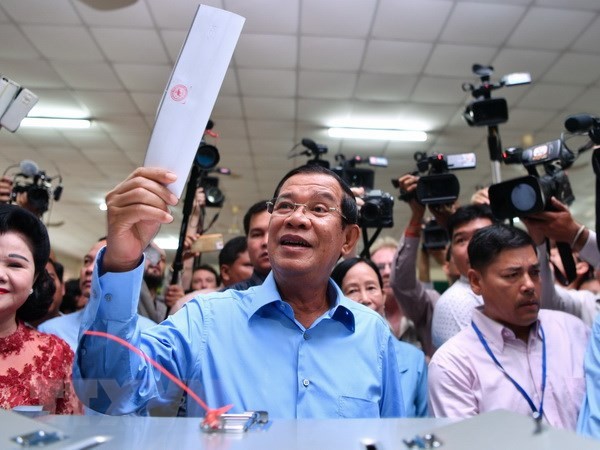 Народная партия Камбоджи одержала убедительную победу на парламентских выборах  - ảnh 1