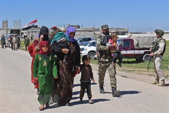 Россия призвала изменить порядок трансграничных поставок гуманитарной помощи в Сирию  - ảnh 1