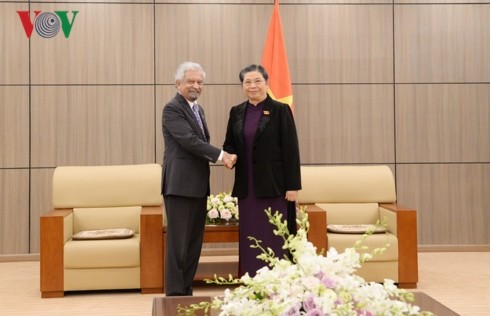 Вице-спикер вьетнамского парламента приняла постоянного координатора ООН во Вьетнаме - ảnh 1