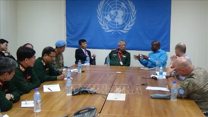 Вьетнамская делегация провела рабочую встречу с Миссией ООН в Республике Южный Судан  - ảnh 1