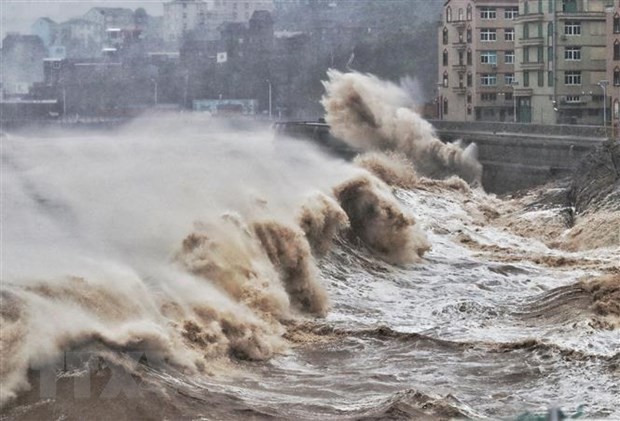 Тайфун «Лекима» вновь обрушился на Китай - ảnh 1