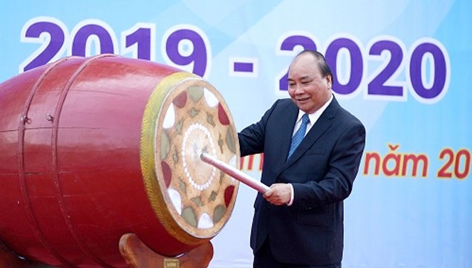 Руководители Вьетнама приняли участие в празднике открытия нового учебного года - ảnh 1