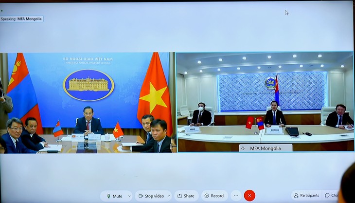 Прошли 9-е вьетнамско-монгольские политические консультации на уровне замминистров иностранных дел  - ảnh 1