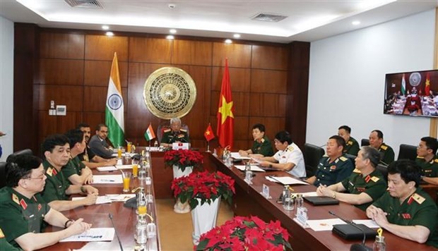 Вьетнам и Индия провели 13-й диалог по оборонной политике  - ảnh 1