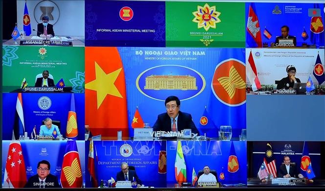 Министры иностранных дел стран АСЕАН сделали заявление по Мьянме - ảnh 1