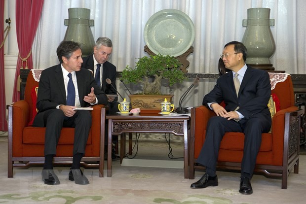 Госсекретарь США Блинкен встретится на Аляске с главой МИД Китая Ван И - ảnh 1