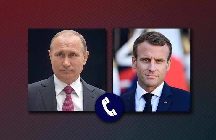 Лидеры РФ и Франции договорились поддерживать контакты       - ảnh 1